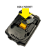 Makita 18V BL1860-C Battery, 6000 mAh, with USB-C Socket